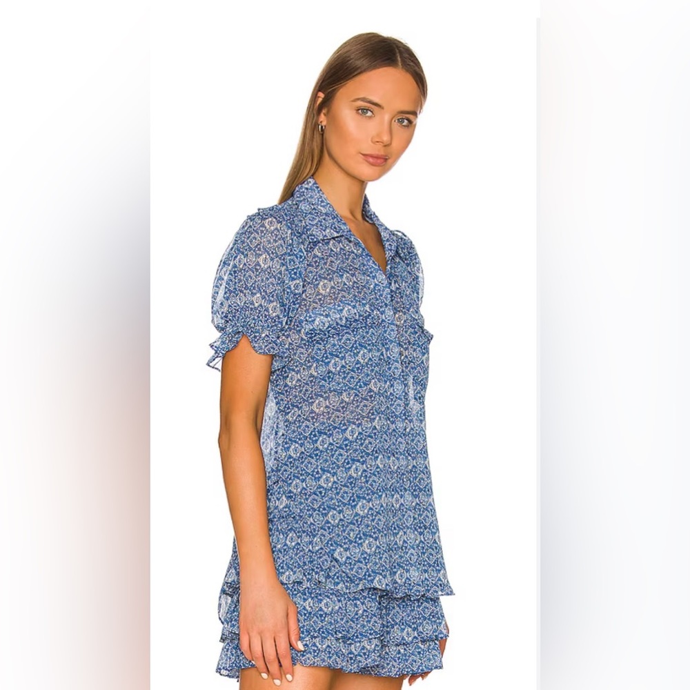 Misa Los Angeles Medium Lara Blue Top. 💙❄️
